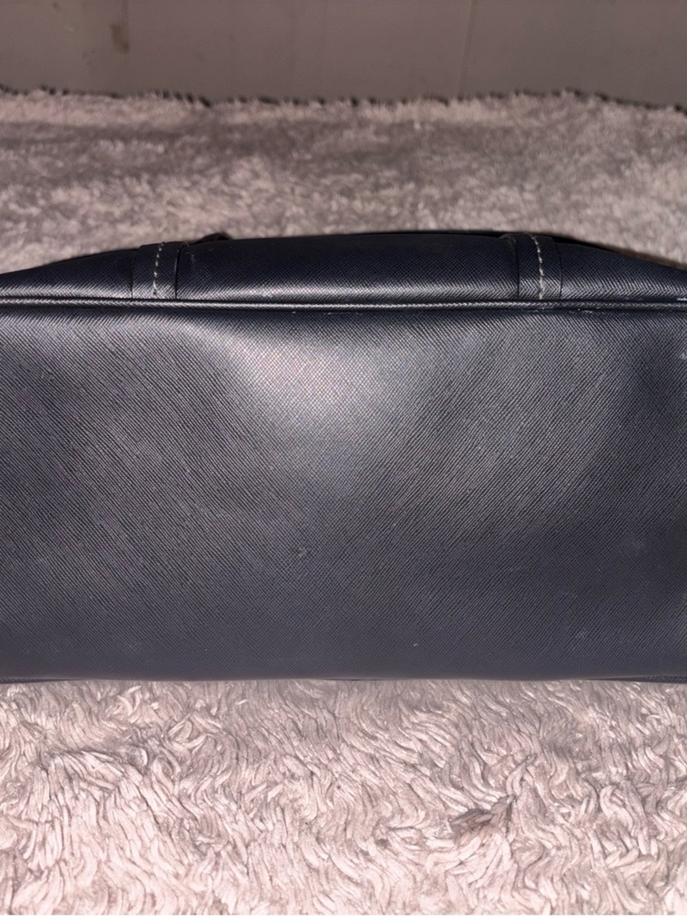 Coach Black Leather Satchel with pink Tag - Picture 3 of 7
